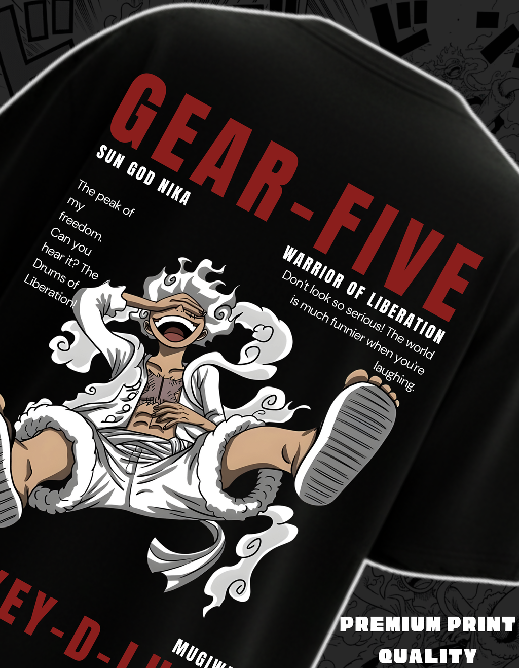 The Warrior of Liberation Oversized T-Shirt
