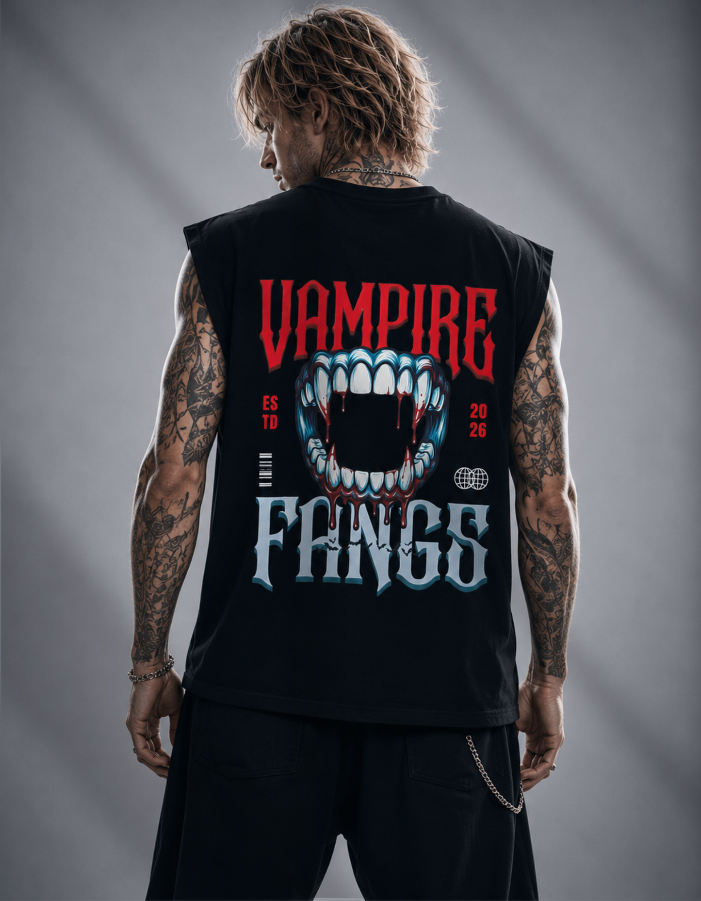 Vampire Fangs Vest