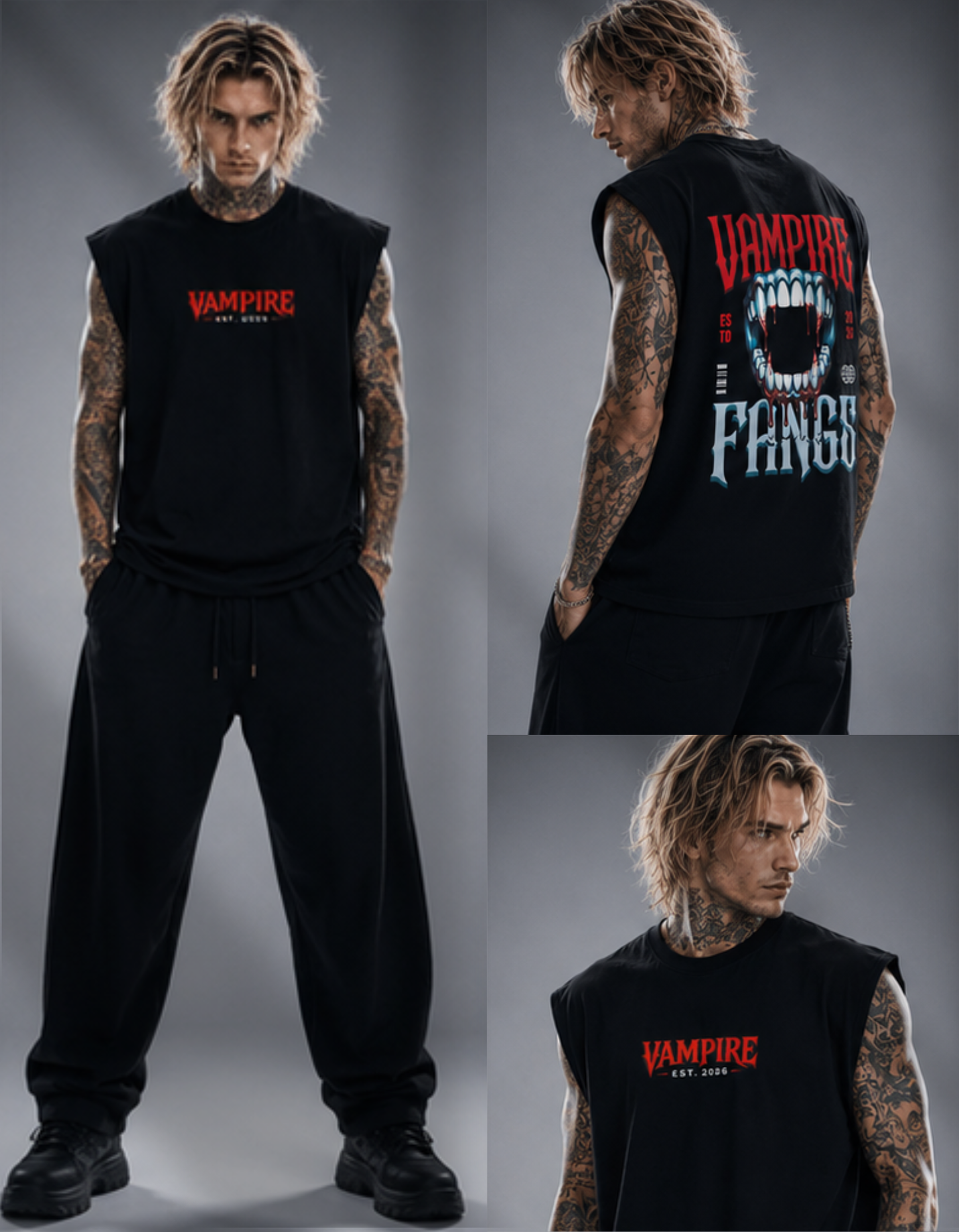 Vampire Fangs Vest