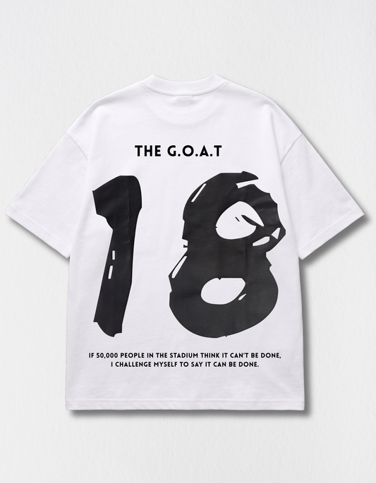 THE G.O.A.T. 18 OVERSIZED T-SHIRT | LEGACY SERIES