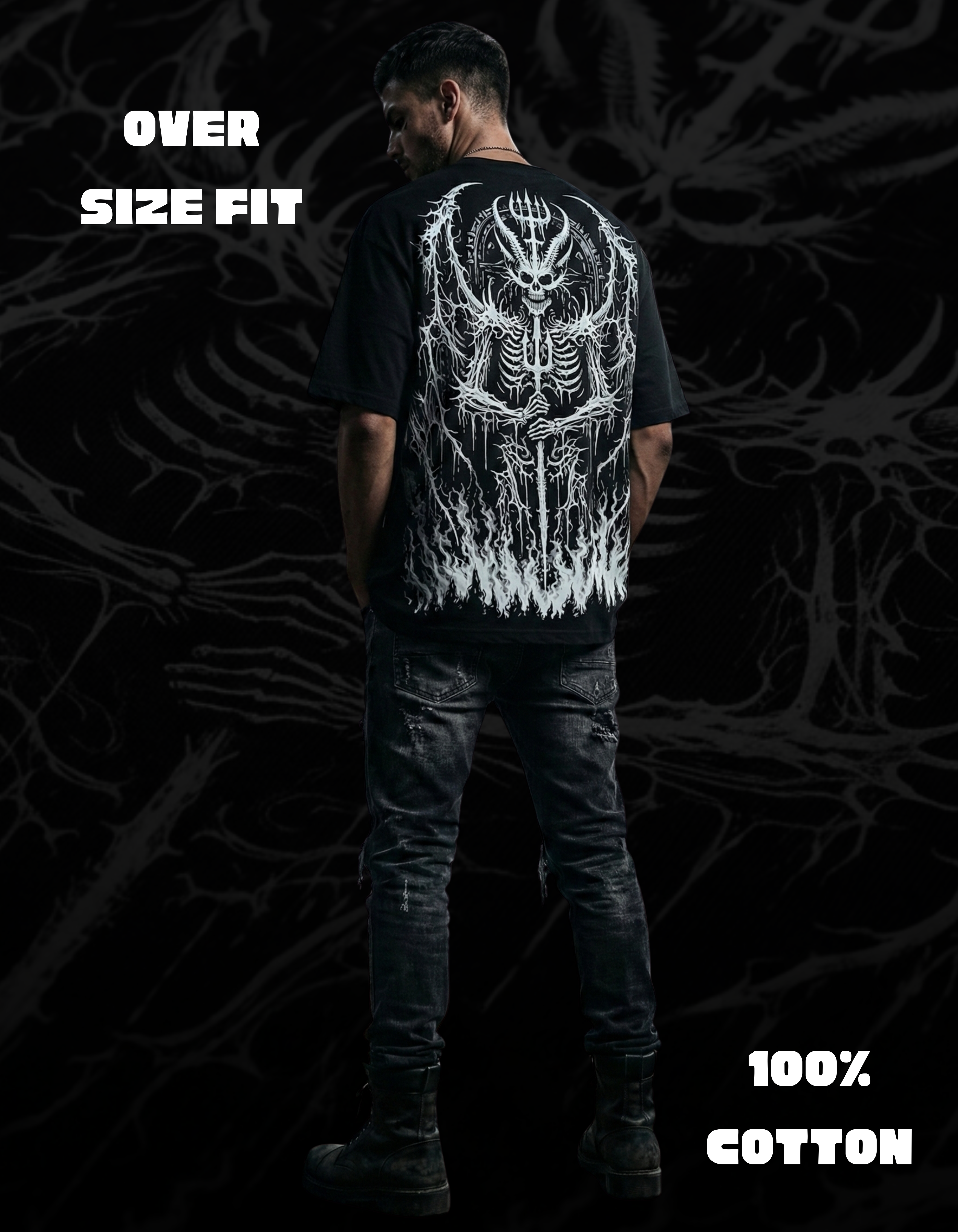 The Abyssal Guardian Oversized T-Shirt