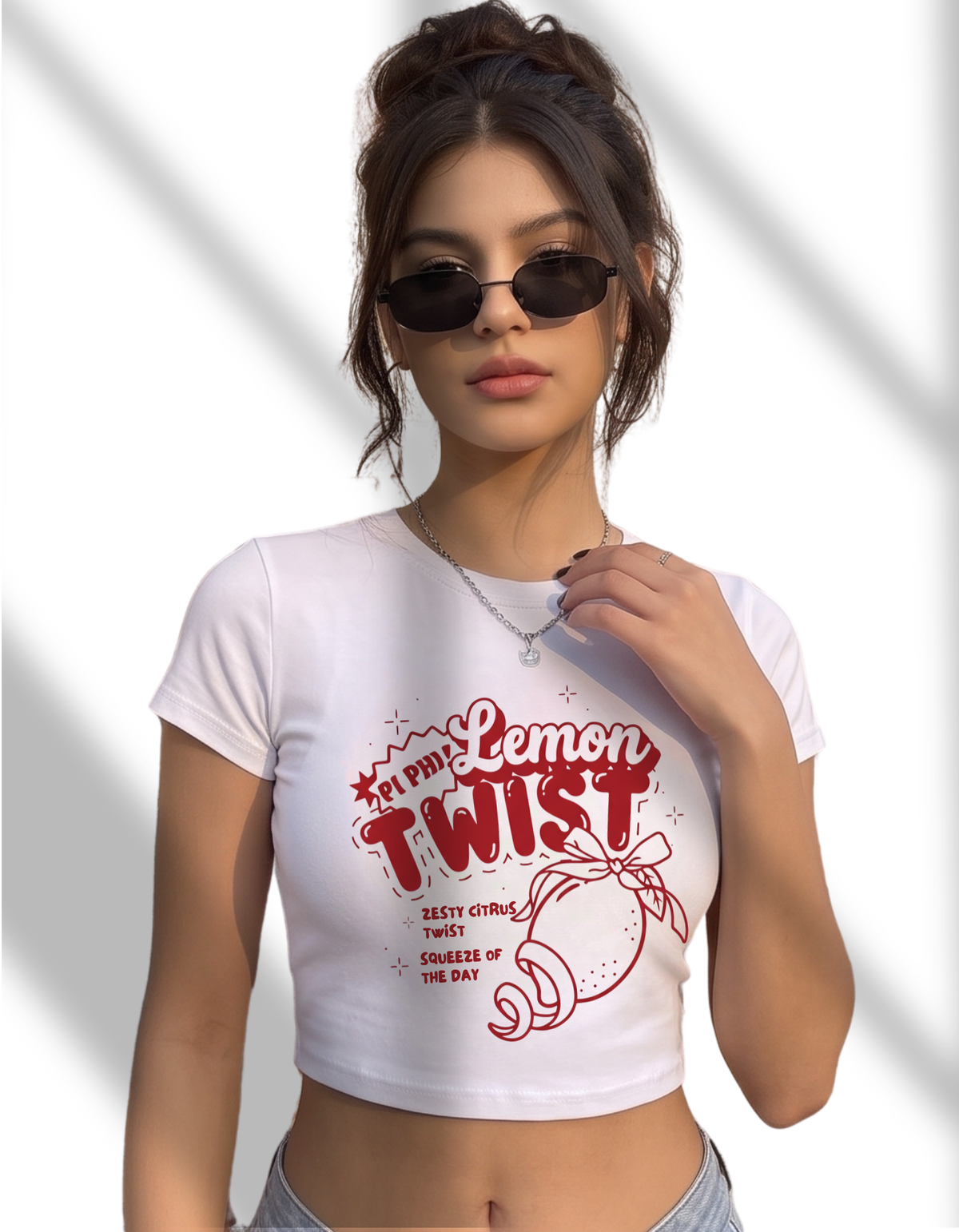Lemon Twist Crop Top