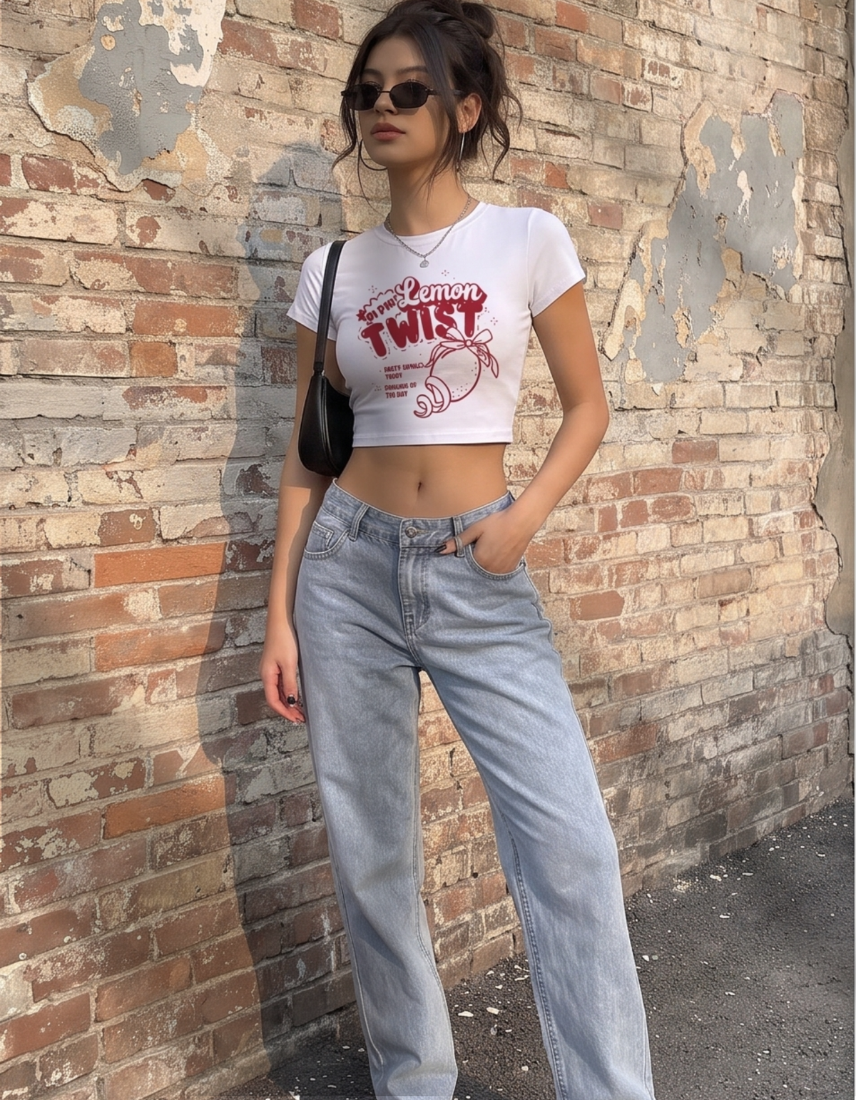 Lemon Twist Crop Top