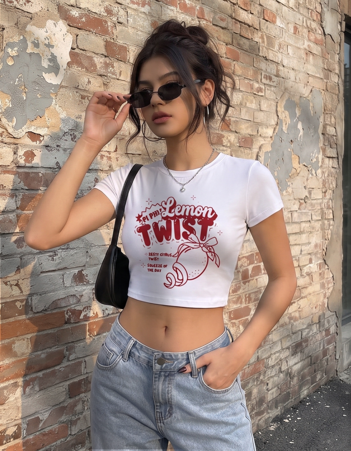 Lemon Twist Crop Top