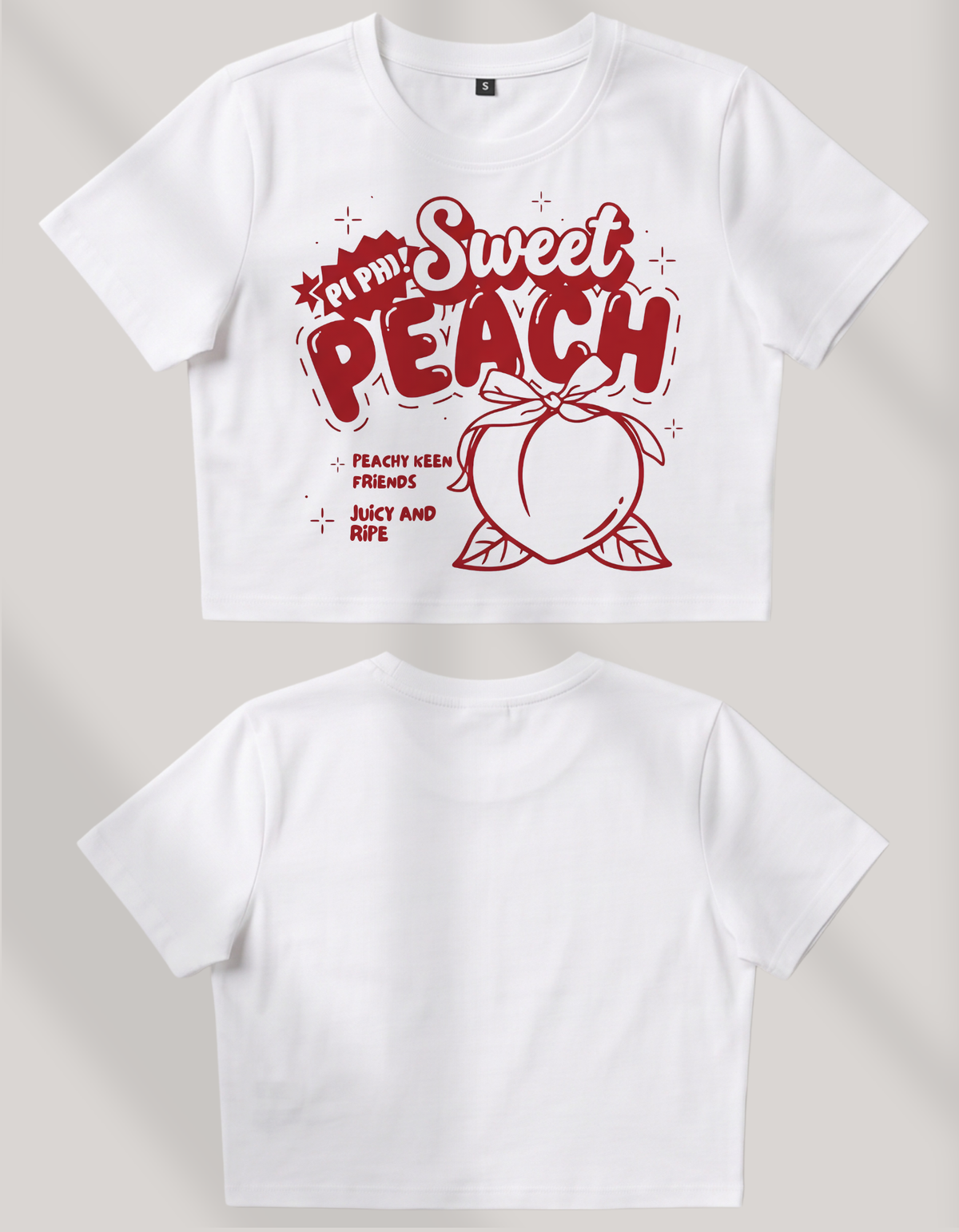 Sweet Peach Crop Top