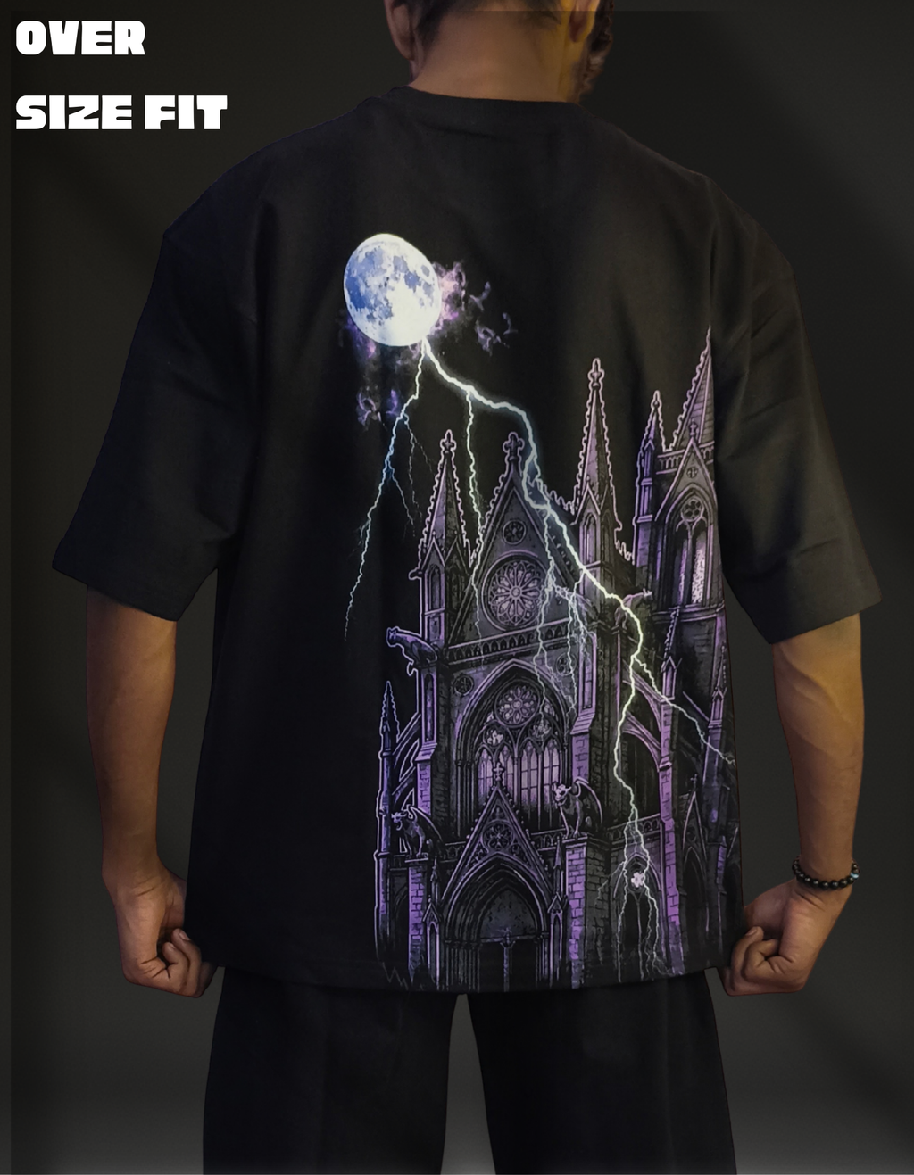 Sanctuary of Shadows Oversized T-Shirt — Gothic Edition