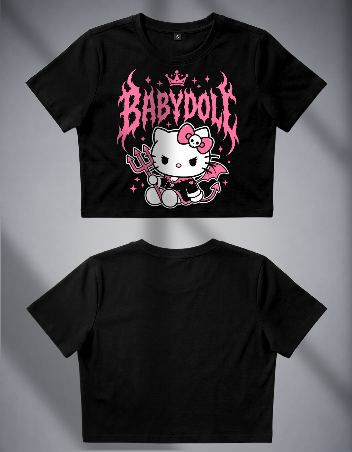 BABYDOLL Graphic Crop Top