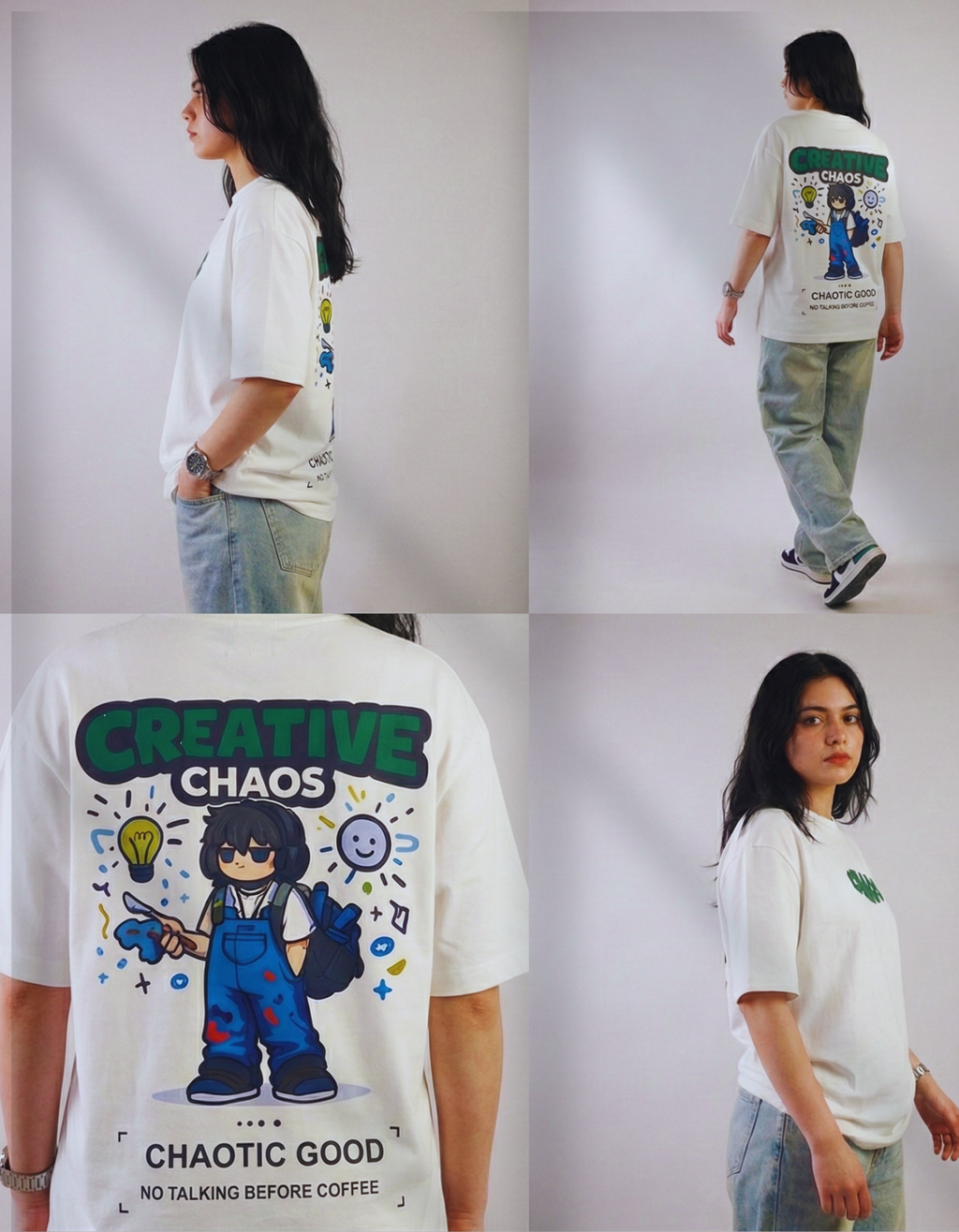THE CREATIVE CHAOS OVERSIZED T-SHIRT | ARTIST EDITION