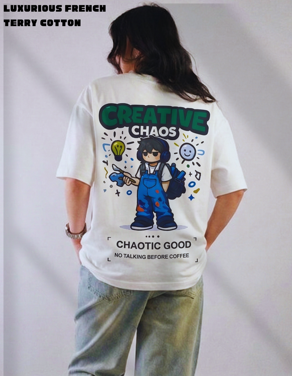 THE CREATIVE CHAOS OVERSIZED T-SHIRT | ARTIST EDITION