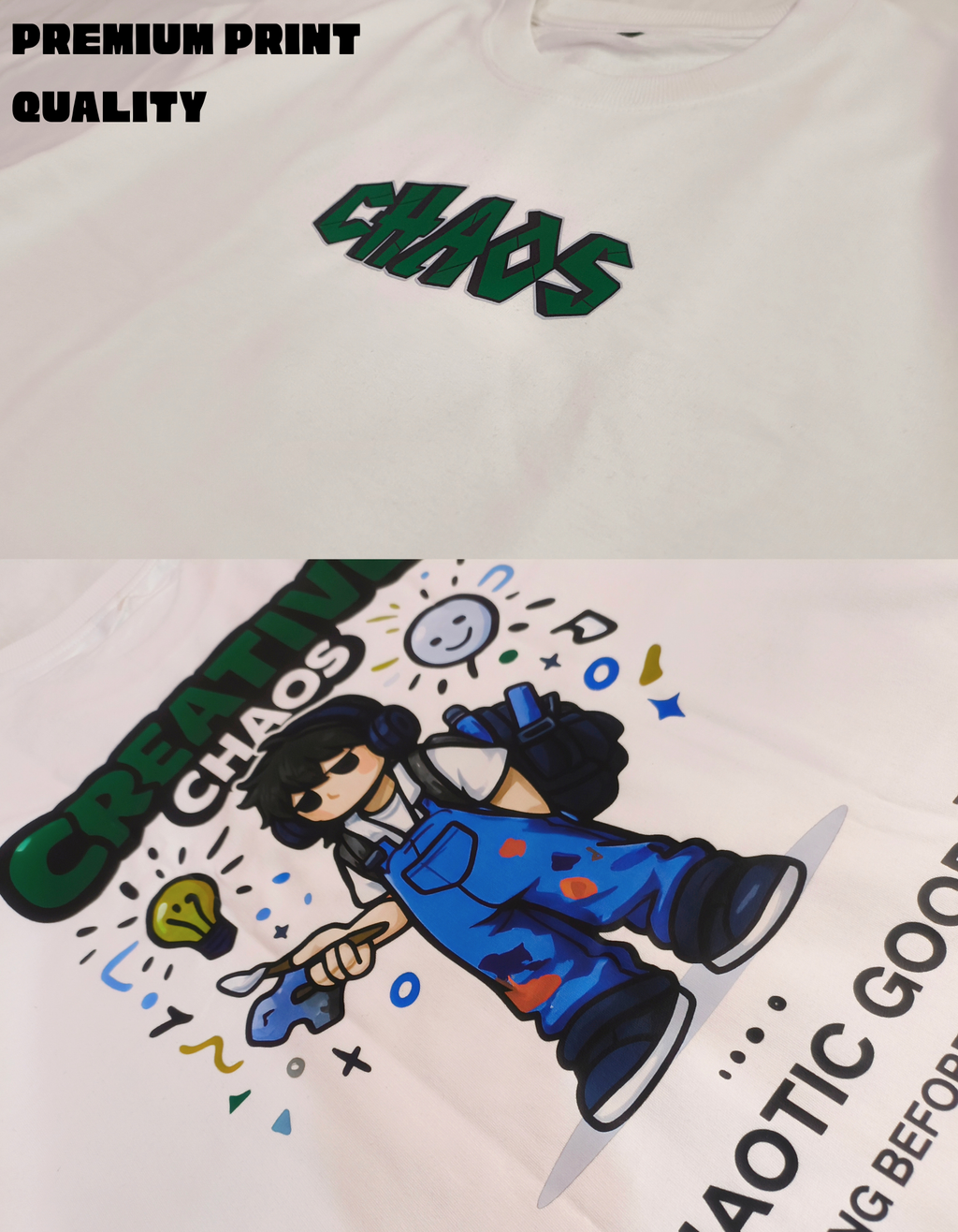 THE CREATIVE CHAOS OVERSIZED T-SHIRT | ARTIST EDITION