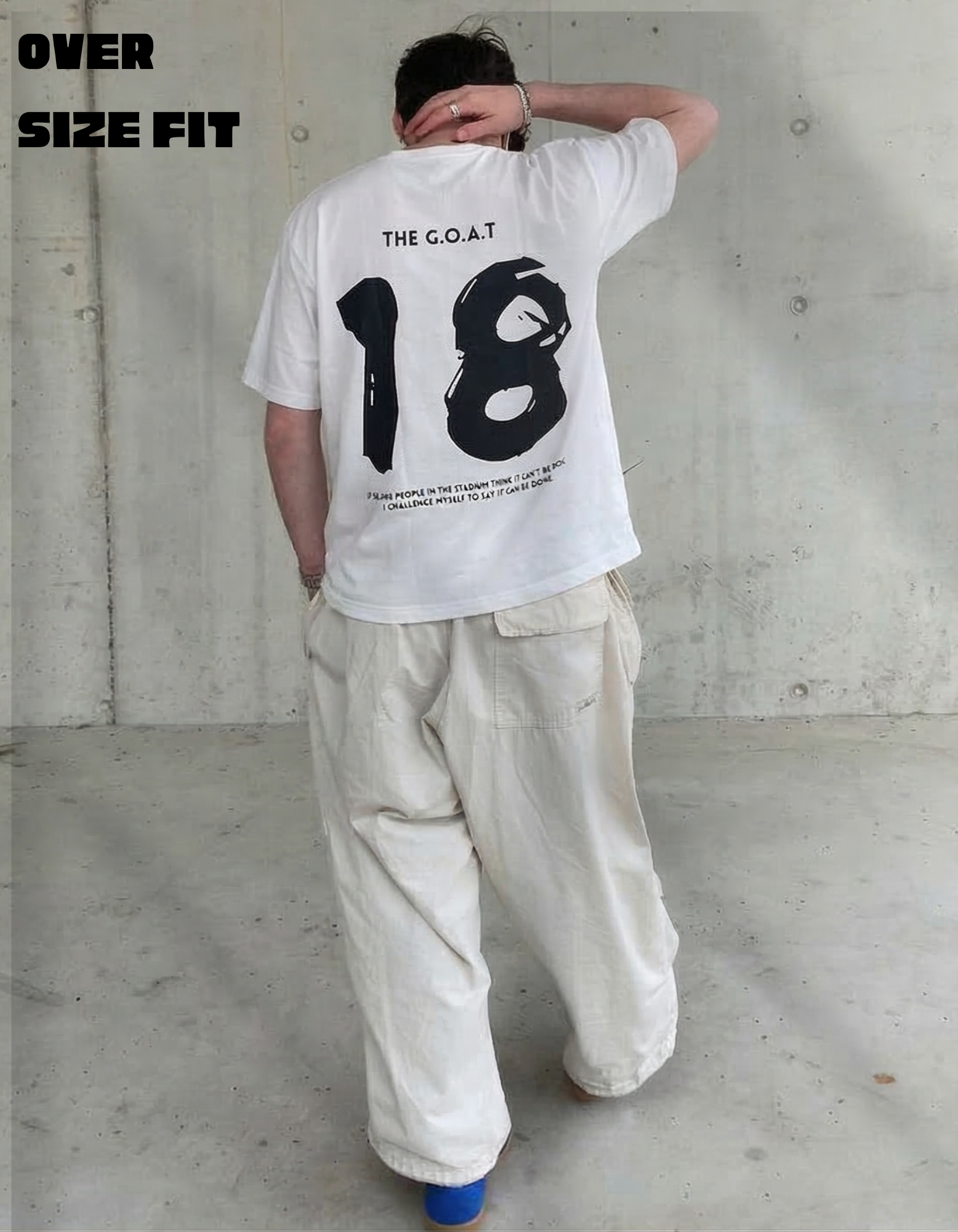 THE G.O.A.T. 18 OVERSIZED T-SHIRT | LEGACY SERIES