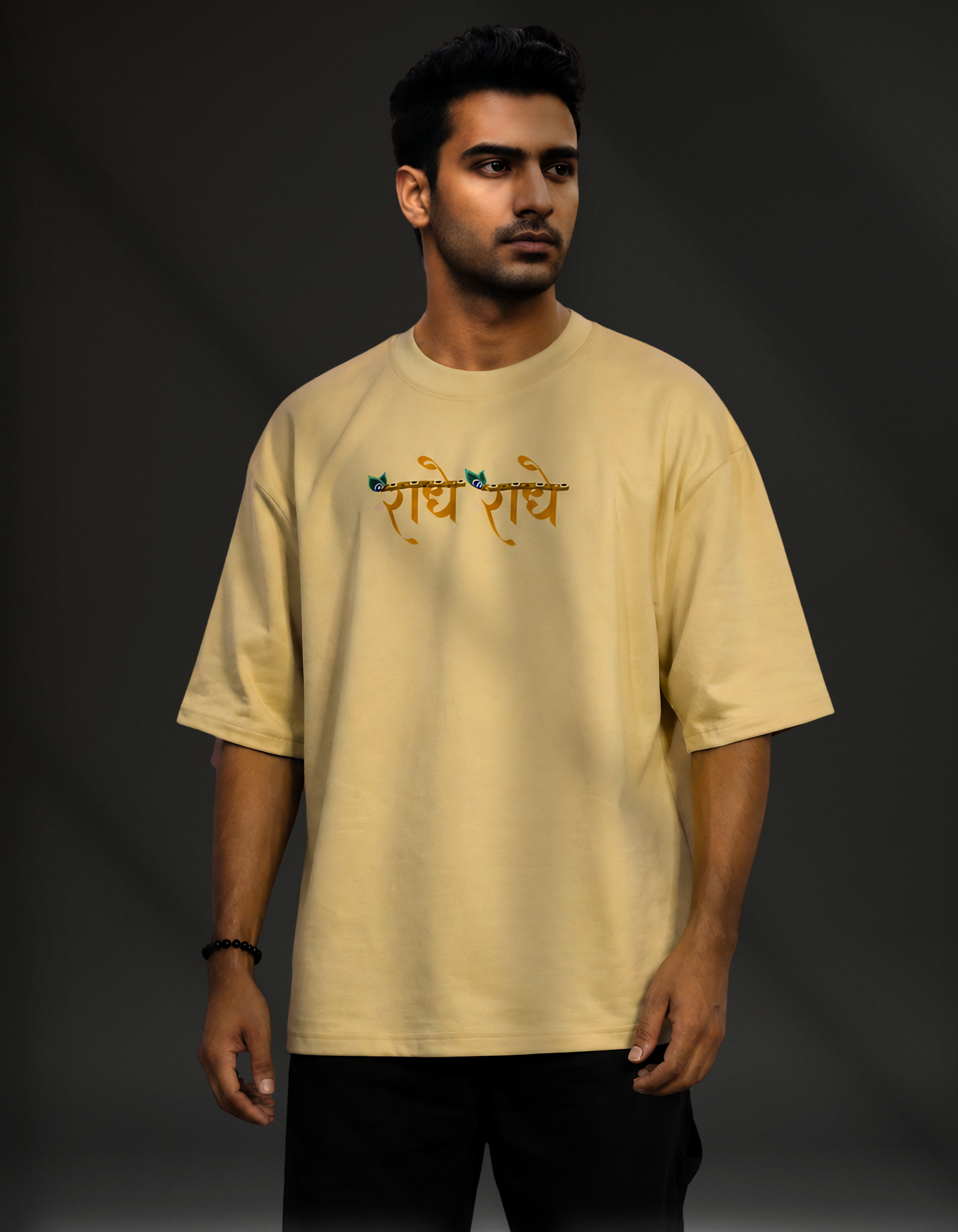 RADHE KRISHNA OVERSIZED T-Shirt | DIVINE HARMONY SERIES