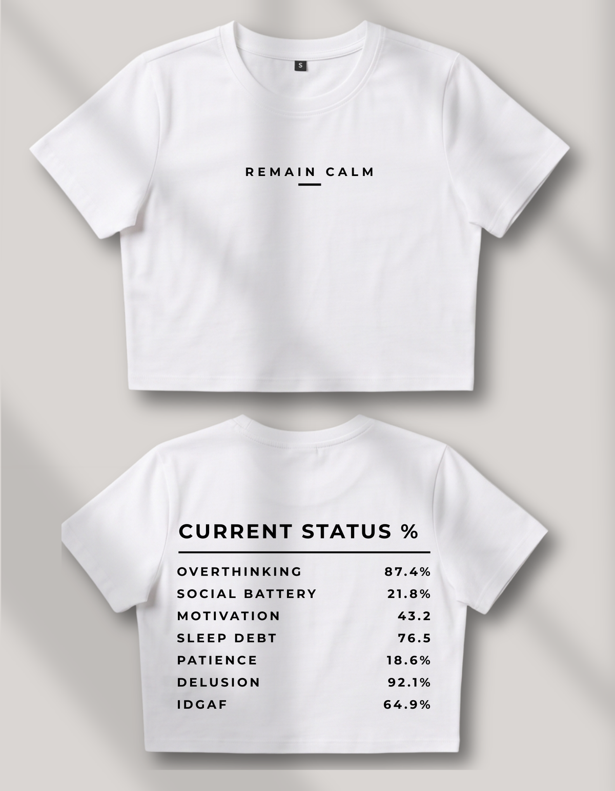 Current Status Crop Top