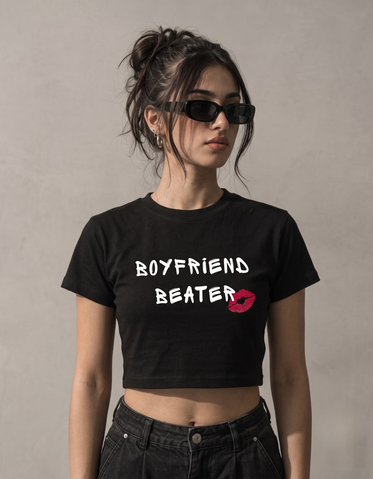 Boyfriend Beater Crop Top