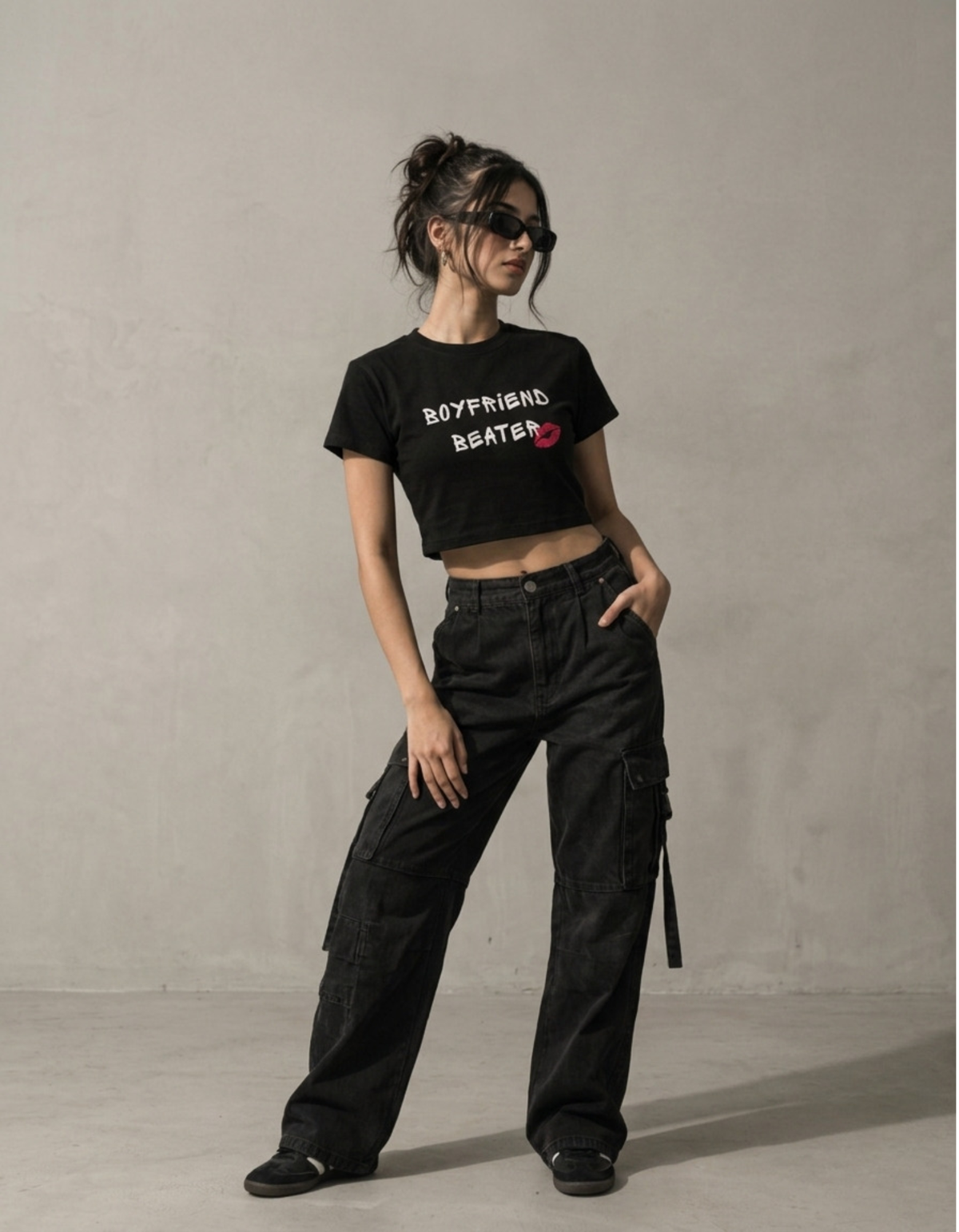 Boyfriend Beater Crop Top