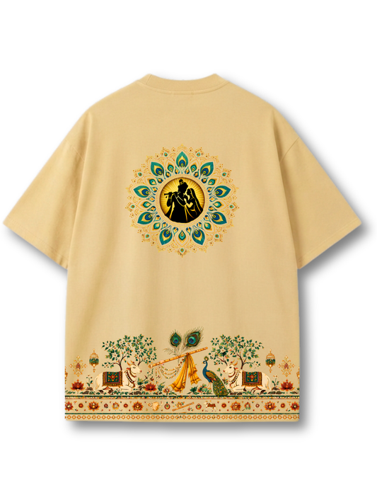 RADHE KRISHNA OVERSIZED T-Shirt | DIVINE HARMONY SERIES