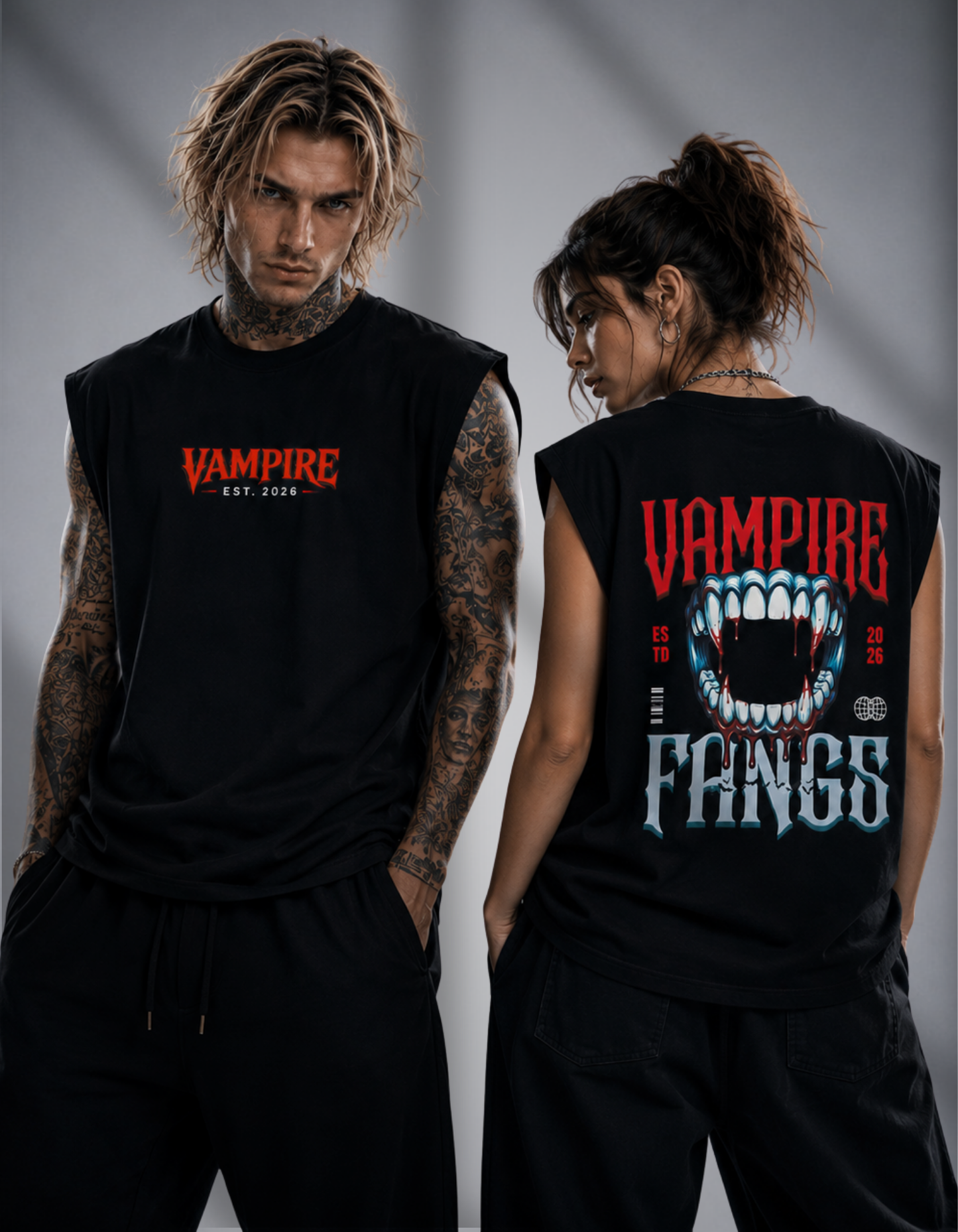 Vampire Fangs Vest