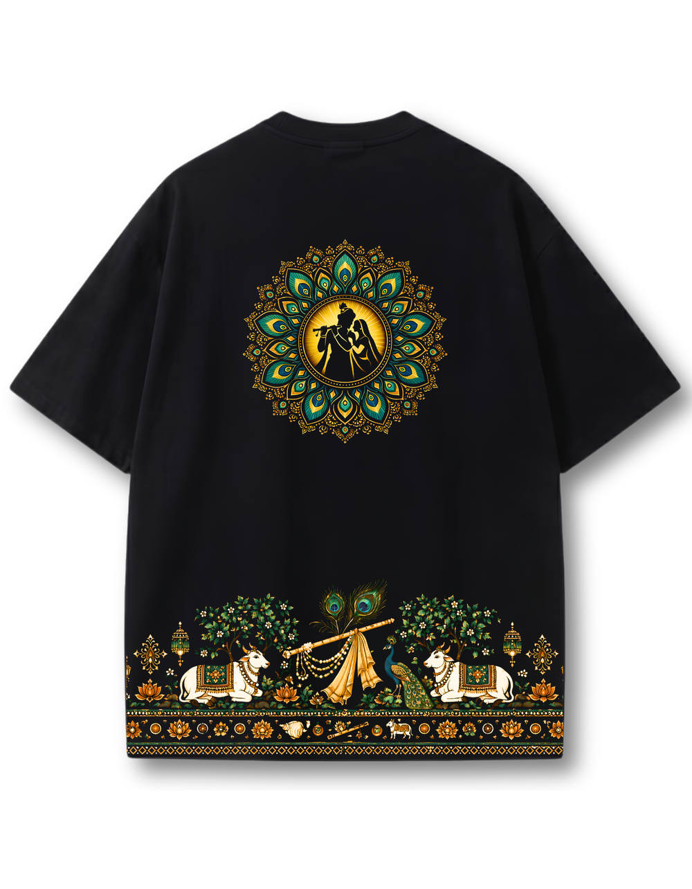RADHE KRISHNA OVERSIZED T-Shirt | DIVINE HARMONY SERIES