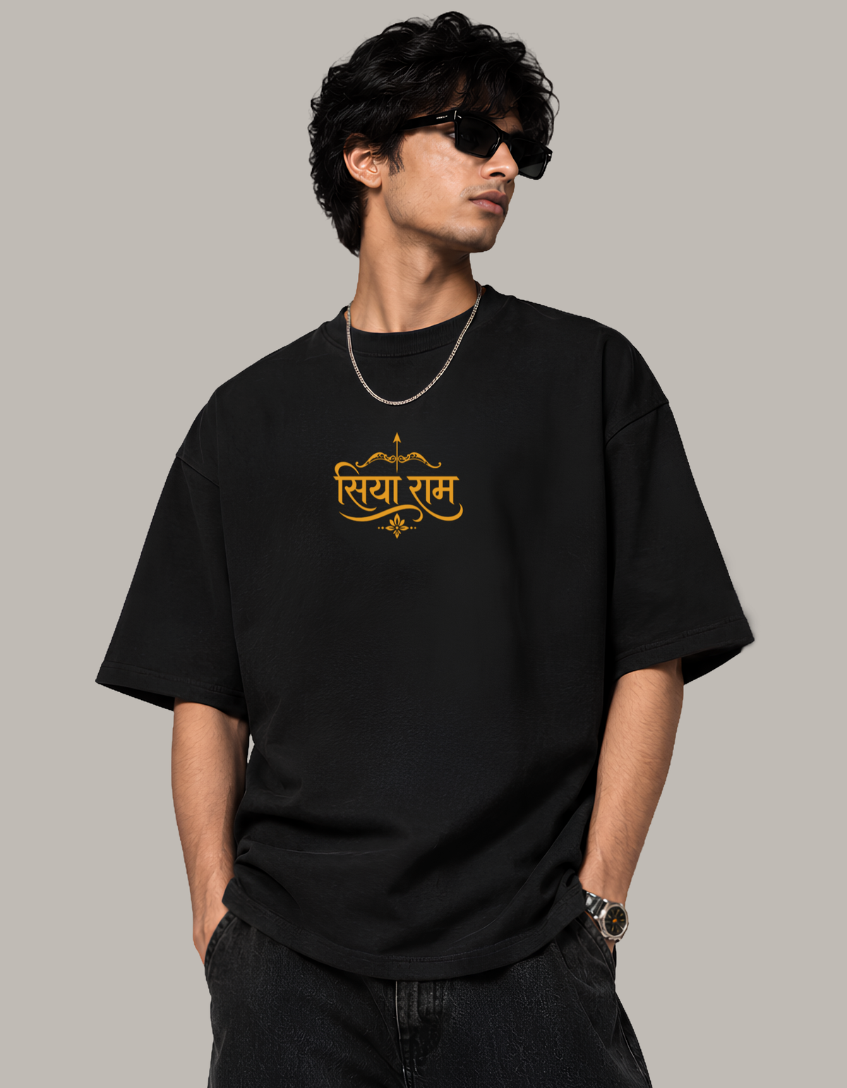 Siya Ram Oversized T-Shirt | Divine Series