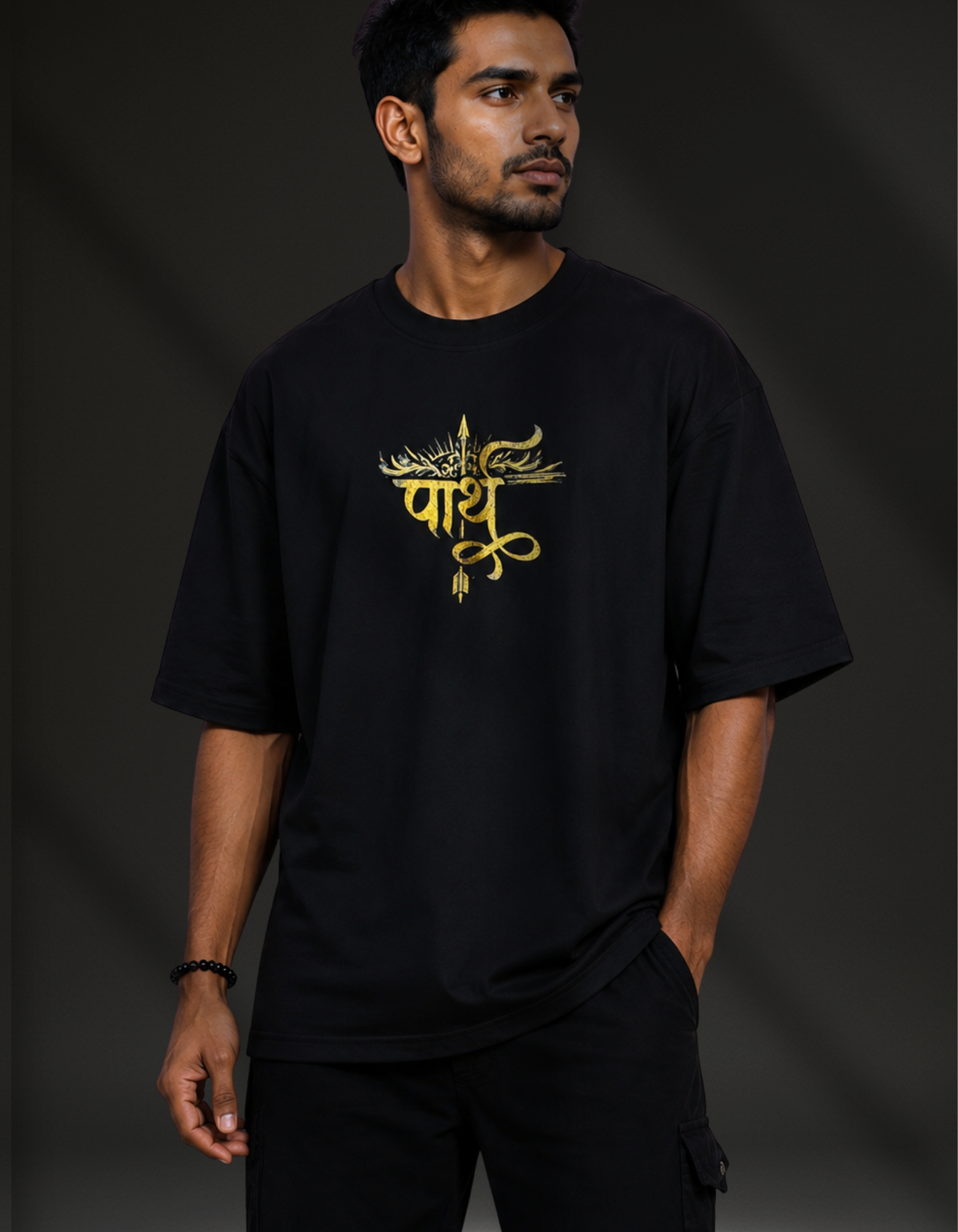 Dhananjaya — The Archer of Kurukshetra Oversized Tee